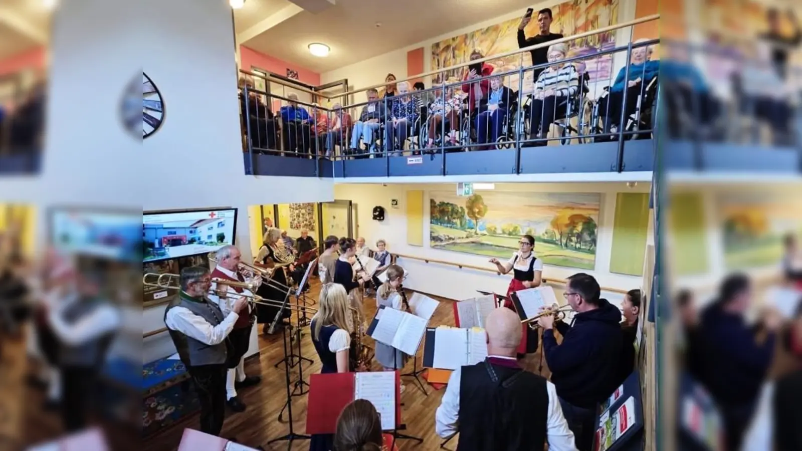 Besuch der Blaskapelle Großkonreuth (Bild: Andrea Gmeiner-Pfaffenberger)