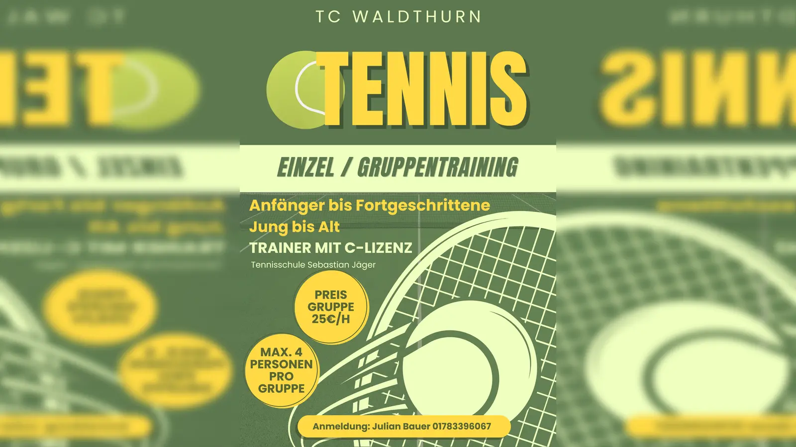 Flyer;Tennisclub Waldthurn (Bild: Julian Bauer)