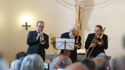Jürgen Hahn, Richard Roblee und Mathias Grabisch kommen mit ihrer Very little Bigband zu einem Konzert in die Auerbacher Christuskirche. (Bild: Brigitte Grüner)