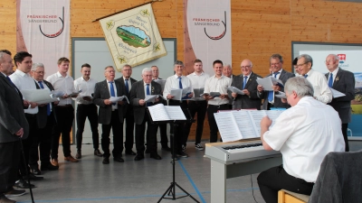 Die Sänger des MGV Schwend (Bild: Hans Siess)