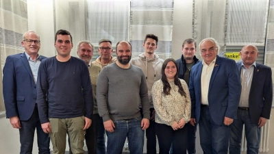 Die neue Vorstandschaft. (Bild: Johannes Weinmann)