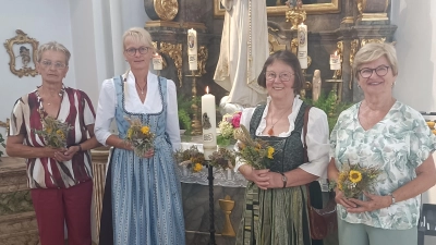 von links nach rechts: Christine Meier, Angelika Hanuschik, Maria Schenzilorz, Shriste Flierl.  (Bild: Erich Apfelbacher )