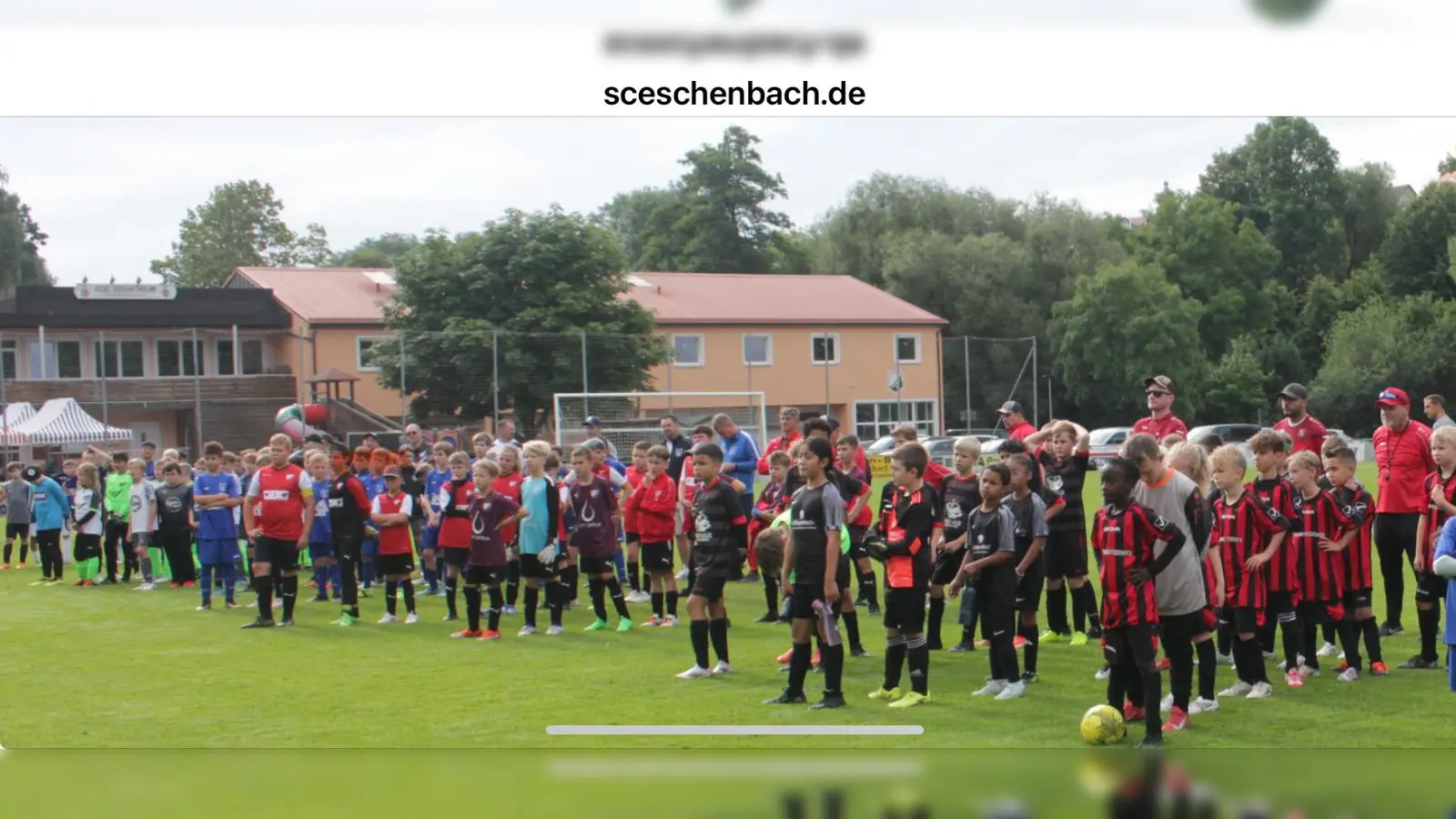 Eröffnung des E - Schüler Turniers (Bild: Jürgen Schäffler)