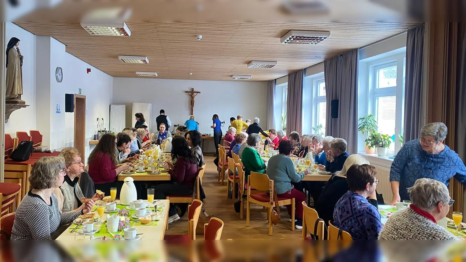 Der Frauenbund freute sich über die vielen Gäste beim Frühstück. (Bild: Sonja Sczech)
