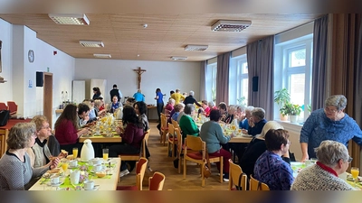 Der Frauenbund freute sich über die vielen Gäste beim Frühstück. (Bild: Sonja Sczech)