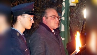 Bürgermeister Johannes Schmid bei seiner Ansprache. (Bild: Gerhard Löckler)