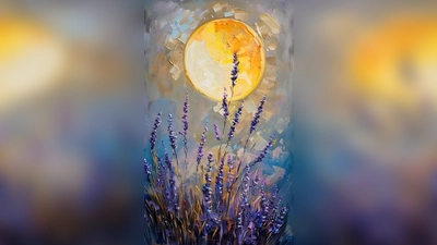 Lavendel von Nathalia Sansharevska,<br>Mal Studio Harizma (Bild: Astrid Knab)