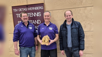 im Bild: v.l. AbtL D. Buchner, Richard Klinger, Bürgermeister Konrad Kiener (Bild: Dieter Buchner)