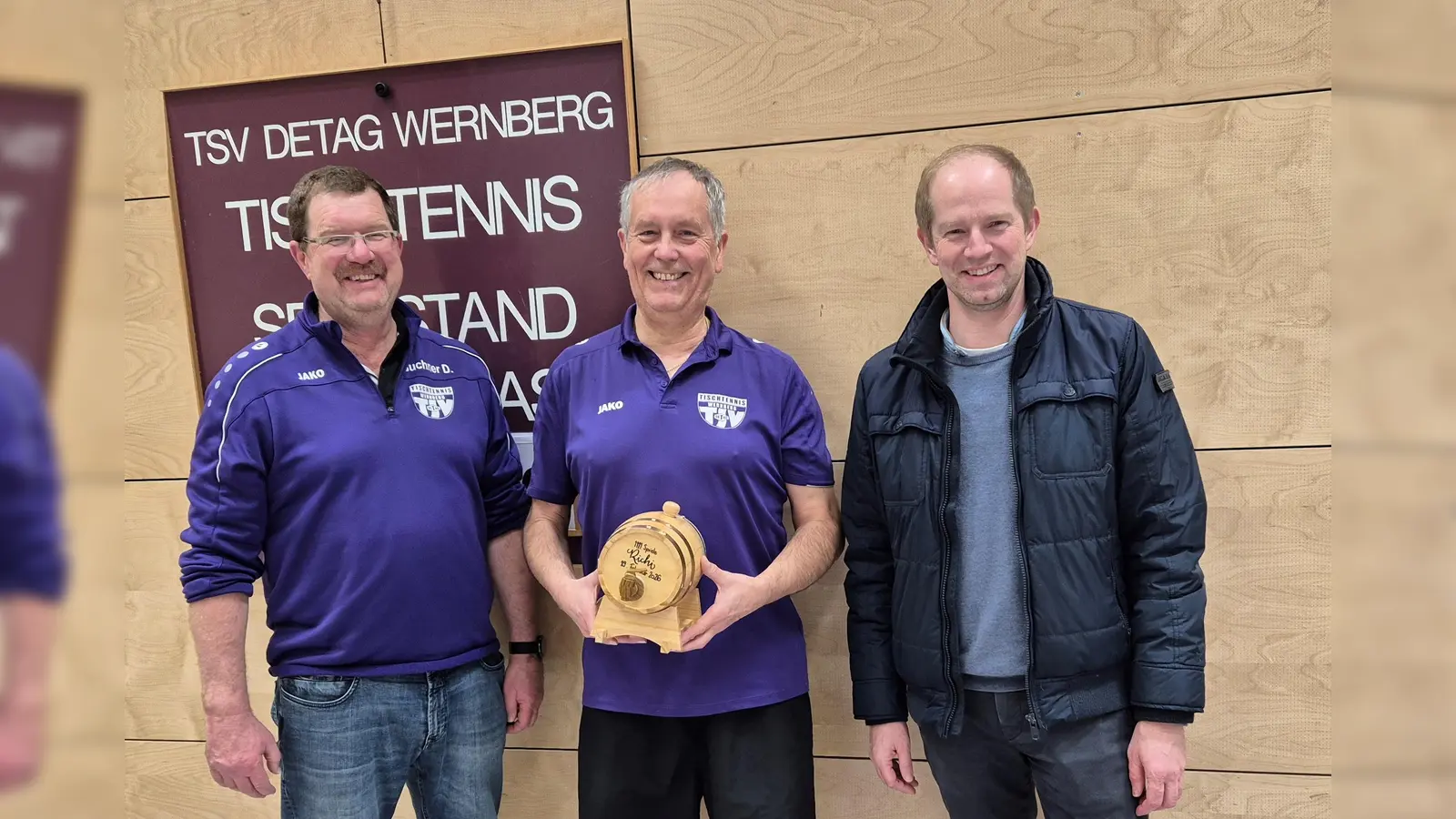 im Bild: v.l. AbtL D. Buchner, Richard Klinger, Bürgermeister Konrad Kiener (Bild: Dieter Buchner)