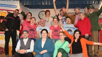 Hinten: J. Berschneider, Th. Hofmann, S. Scharl, J. Rester, F. Mischke, J. Hahn<br>Mitte: A. Braun, W. Scharl, L. Fischer, Th. Scharr, M. Babl<br>Vorne: J. Lehr, L. Braun, M. Roppert, B. Scharr (Bild: Herbert Scharl)