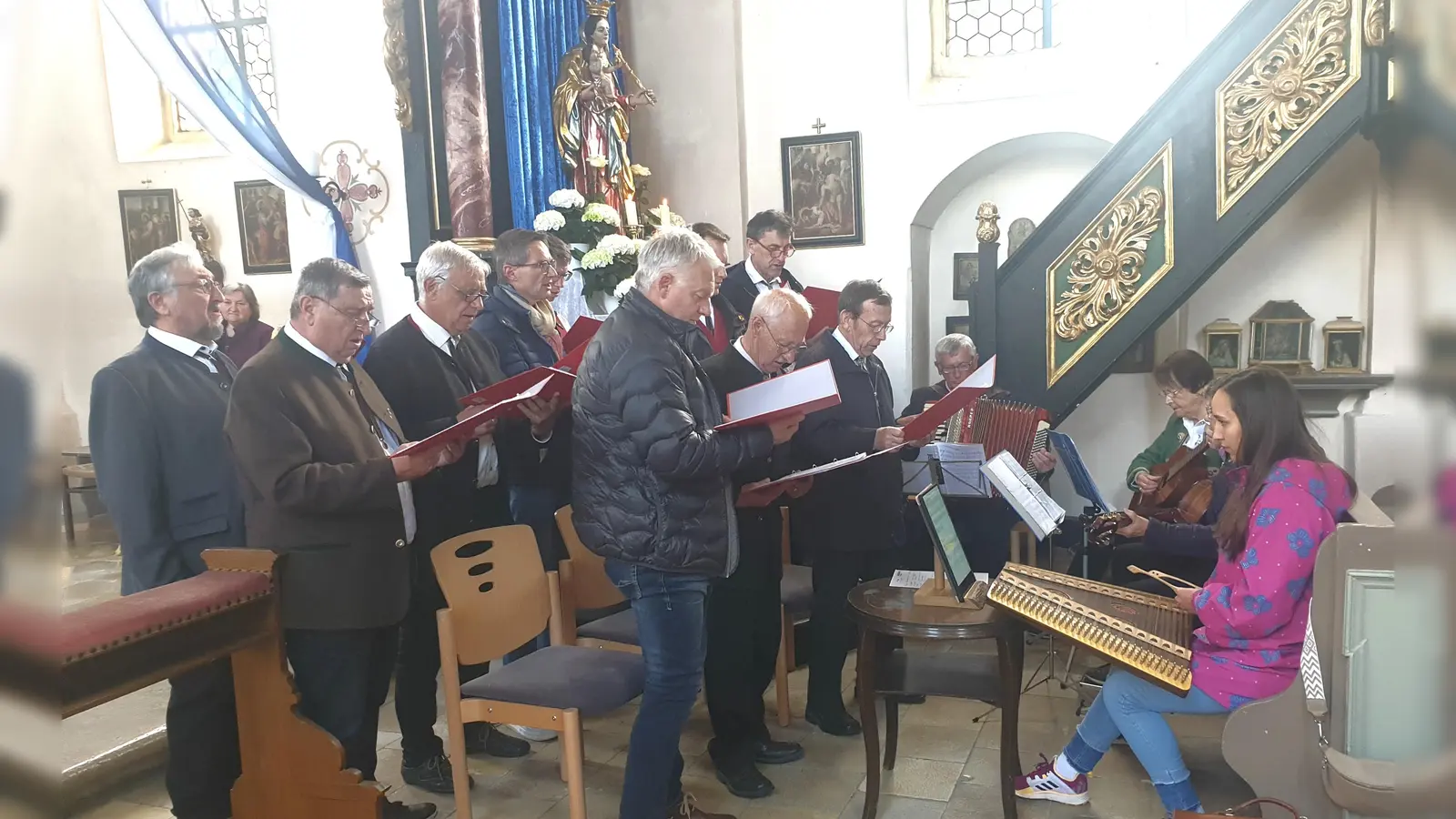 Maiandacht in Heldmannsberg (Bild: Hans Braun )