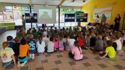 Begrüßung der Vorschulkinder. (Bild: Christine Losch)