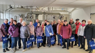 Die Teilnehmer der exclusiven Führung waren sehr beeindruckt! (Bild: Gabi Ernst)