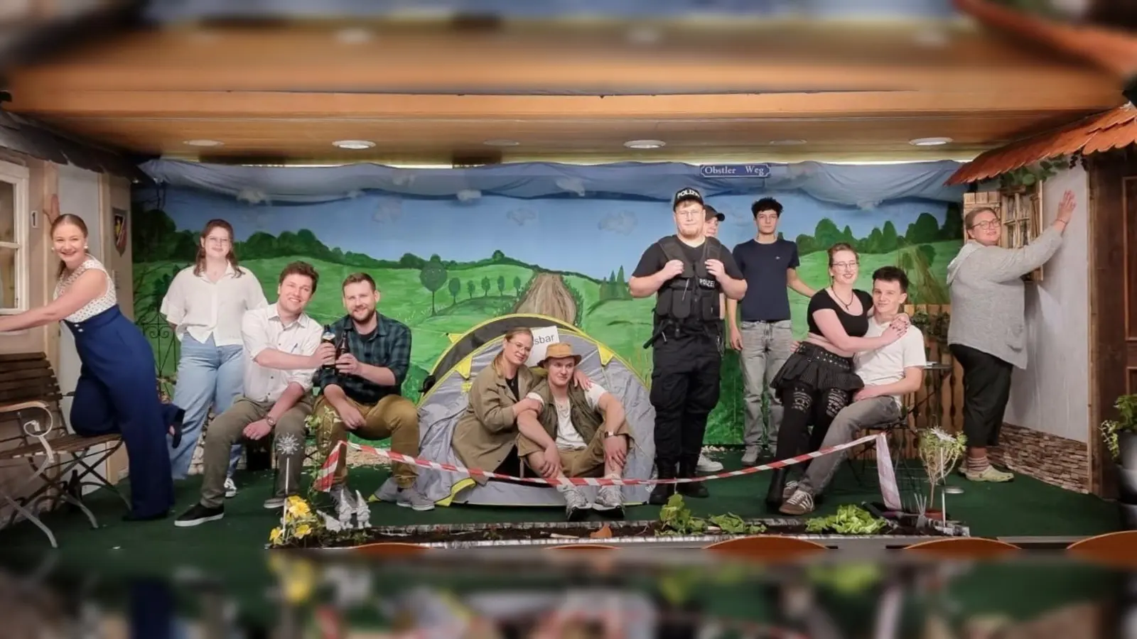 Bild des einer letztjährigen Theateraufführung. (Bild: KLJB Schwarzenbach)