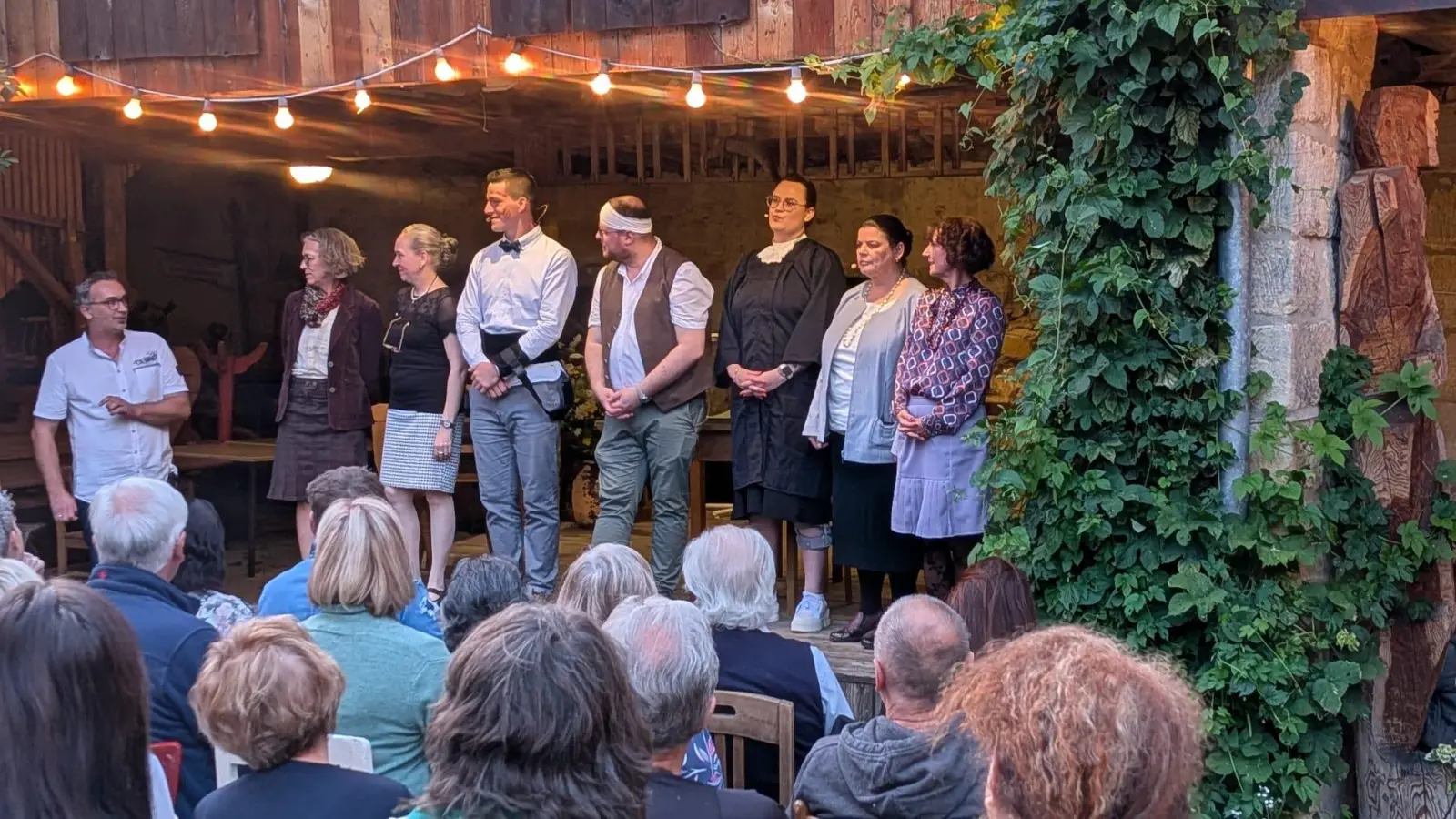 Theatervorstellung beim Taubnschuster. (Bild: Gregor Forster)