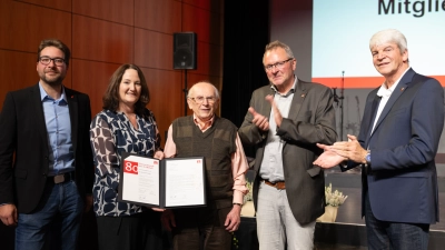 Koller Heinrich - 80 Jahre Mitgliedschaft. (Bild: Andreas Pastuska)