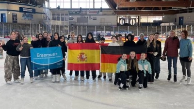 Gäste aus Ibiza erlebten bei ihrem Besuch an der Mittelschule erieignisreich Tage. (Bild: Kerstin Bereczuk)
