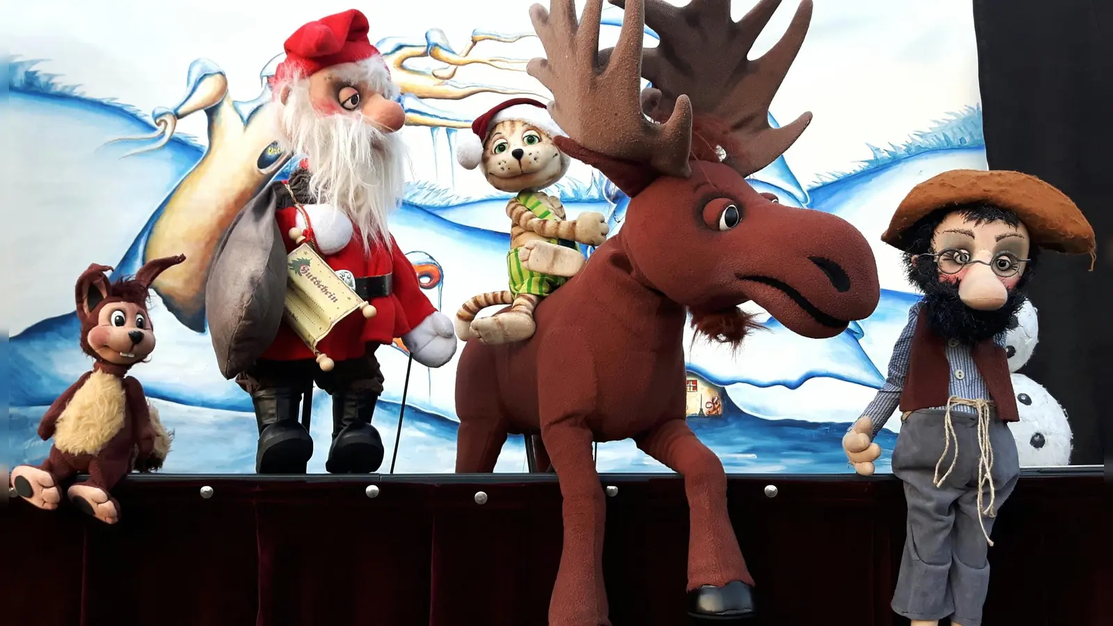 Theater mit Pettersson und Findus in Marktredwitz. (Bild: Theater vom Rabenberg/exb)