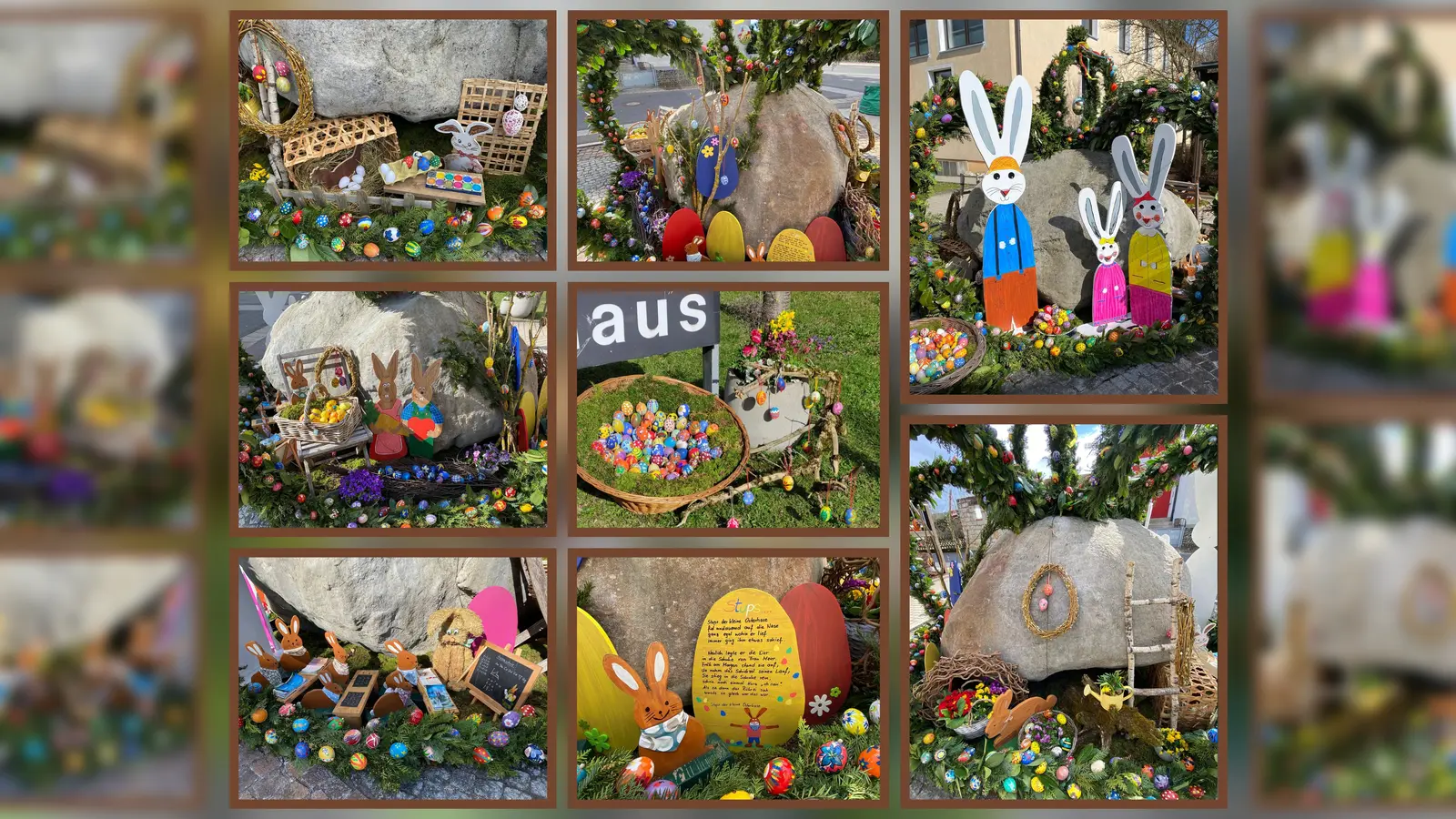 Osterbrunnen bei dem es viel zu entdecken gibt! (Bild: Edeltraud Stollner )