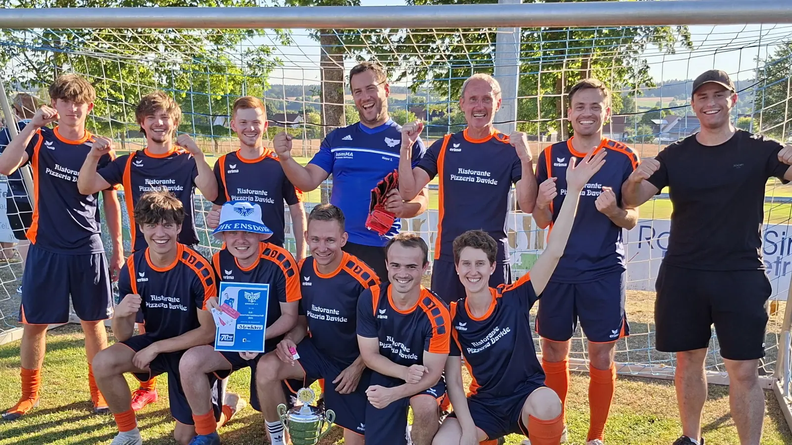 Das Team von „Steinäcker” holte bereits zum 8. Mal den Titel des Gemeindemeisters. (Bild: Lothar Trager)