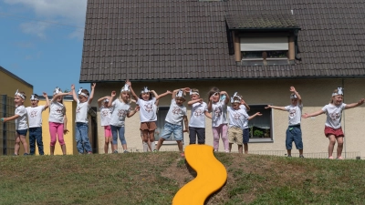 Sommerfest Kindergarten Roggenstein. (Bild: Christin Thumann)