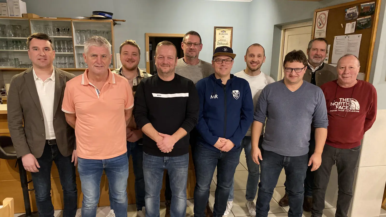 An der Jahreshauptversammlung des SV Diendorf wurden zahlreiche Mitglieder geehrt.  (Bild: Sebastian Böhm)