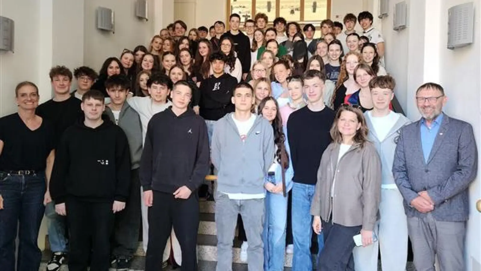 Schulpartnerschaft Gymnazium Sokolov und Max-Reger-Gymnasium. (Bild: OStRin Bianca Rauchenberger)