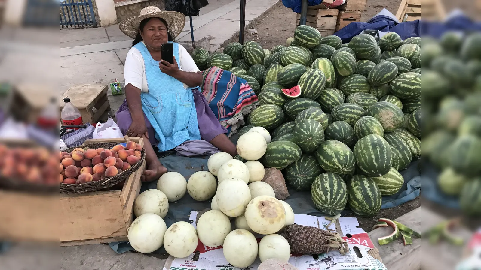 Früchte durch Bewässerung mit Unterstützung von Runa Masi. (Bild: Coco Aquino)