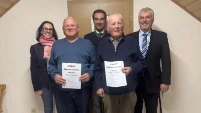 CSU Püchersreuth ehrt Mitglieder (Bild: Miriam Hanebuth)