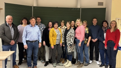 Die neu gewählte Vorstandschaft des Fördervereins der Grundschule Rottendorf.  (Bild: Dominik Dorner)