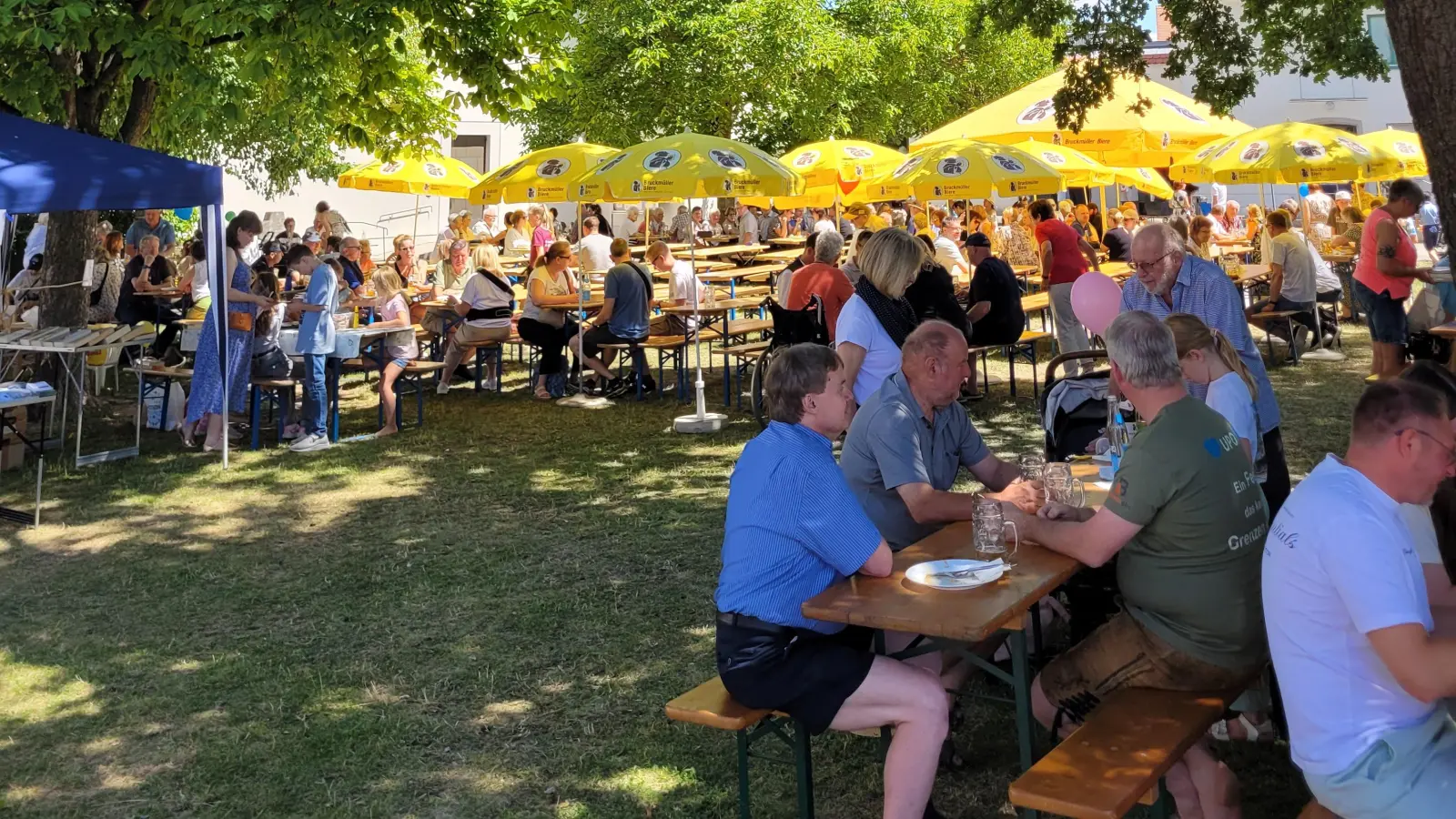 Zahlreiche Besucher kamen zum Pfarrfest der Pfarrei St. Konrad.  (Bild: Michael Jakob)