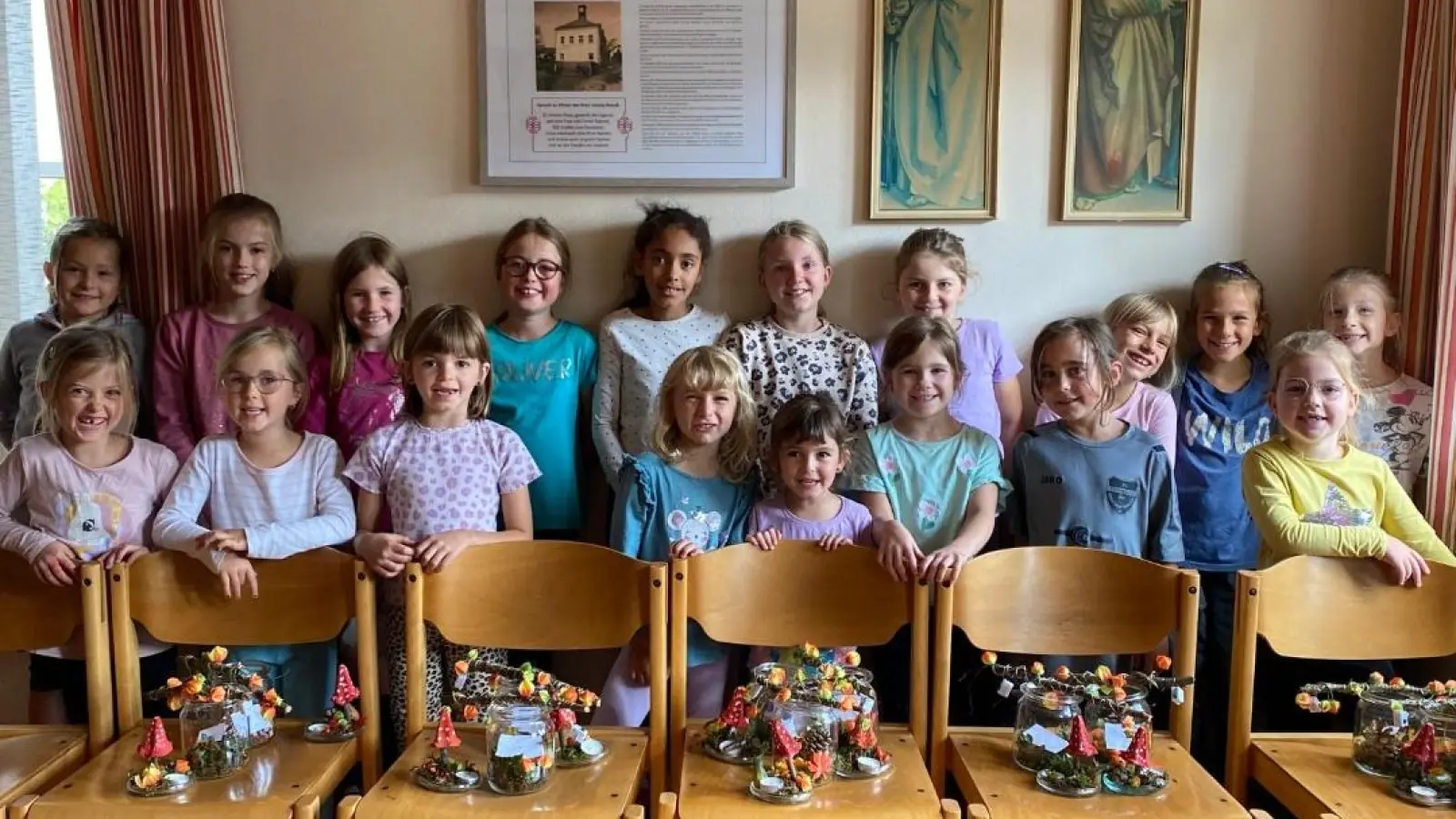 Die kreativen Kinder. (Bild: Doris Reiß)