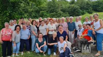 Reisegruppe des Frauenbundes Schwarzenfeld. (Bild: Silvia Vogel)