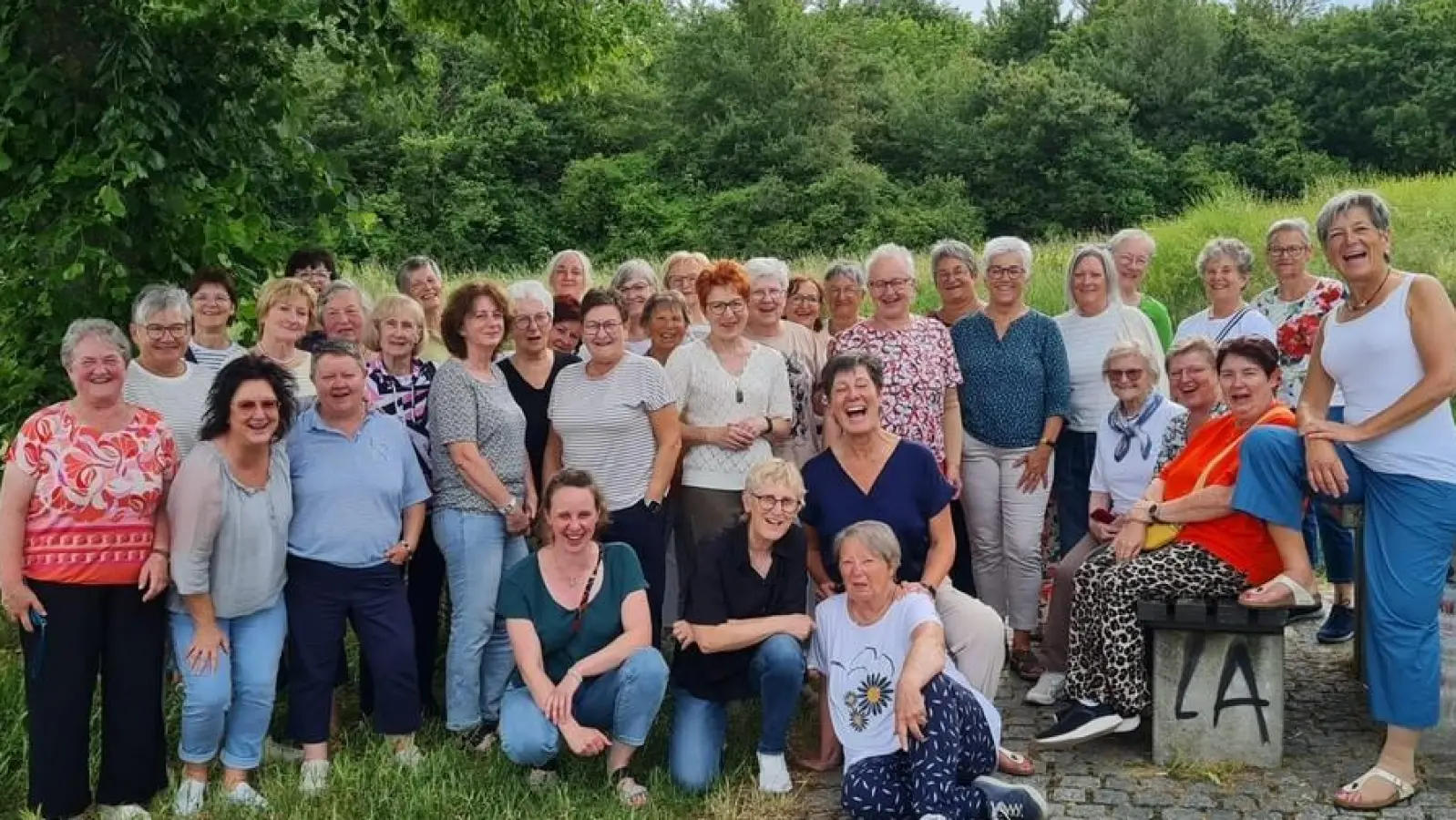 Reisegruppe des Frauenbundes Schwarzenfeld. (Bild: Silvia Vogel)