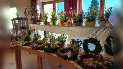 Ausschnitt aus dem Angebot beim Osterbasar  (Bild: Annemarie Woppmann)