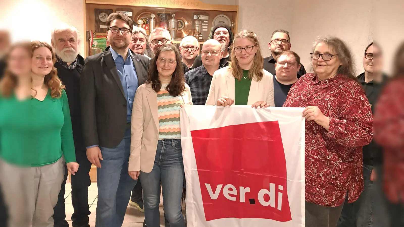 ver.di Ortsverein Sulzbach-Rosenberg. (Bild: Kathrin Birner)