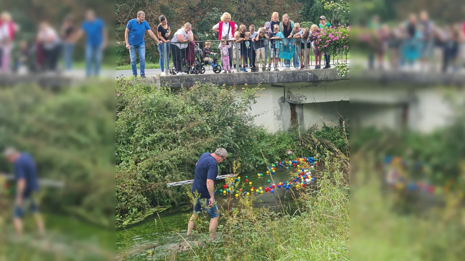 Mit Spannung wird der Zieleinlauf verfolgt (Bild: Helga Lenk)