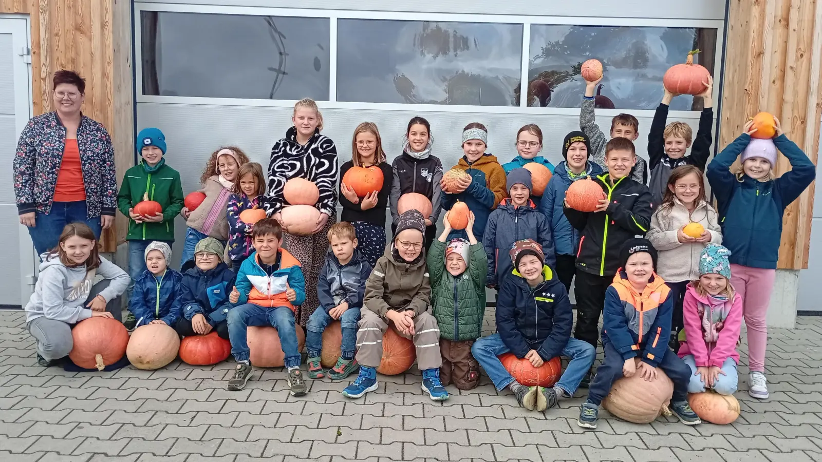 Die „Rondorfer Groshupfer“ mit ihren Kürbissen (Bild: Sabrina Meier)