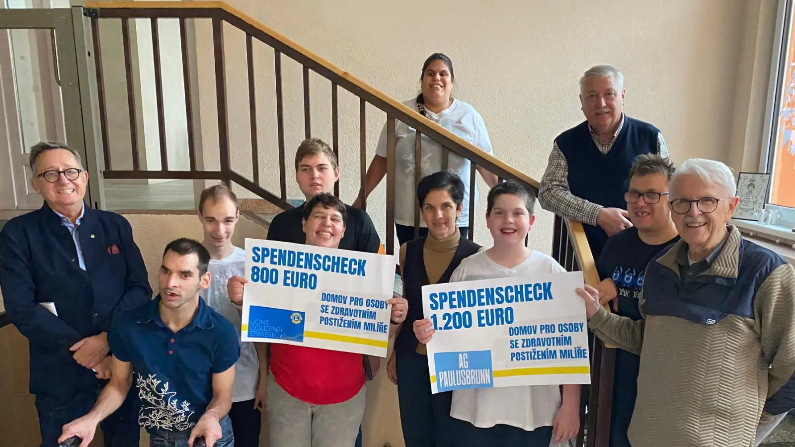 Große Freude herrschte bei den Kindern und Jugendlichen im Behindertenheim Milire bei Tachau (Bild: Rainer Christoph)