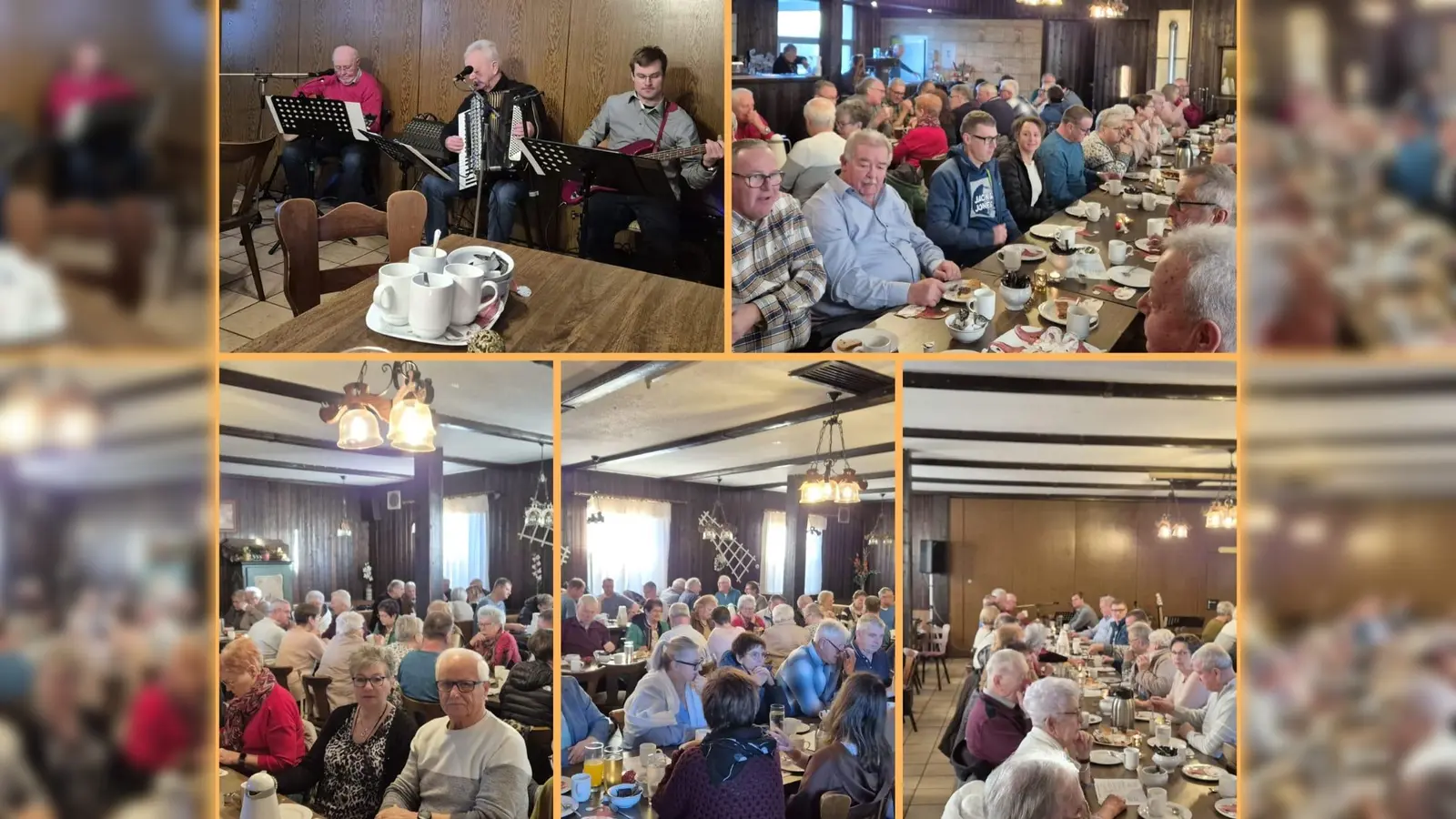 Die Mitglieder der Riglasbrünner beim andächtigen Lauschen der weihnachtlichen Klänge.  (Bild: Christian Stöcklmeier)