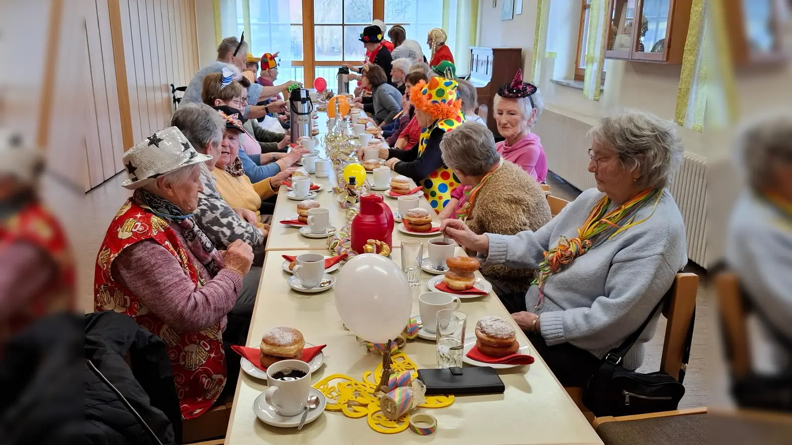 Die leckere Kaffeetafel ist immer ein schöner Anlass bei den Hirschauer Seniorinnen und Senioren (Bild Reinhard Daller) (Bild: Renate Daller)