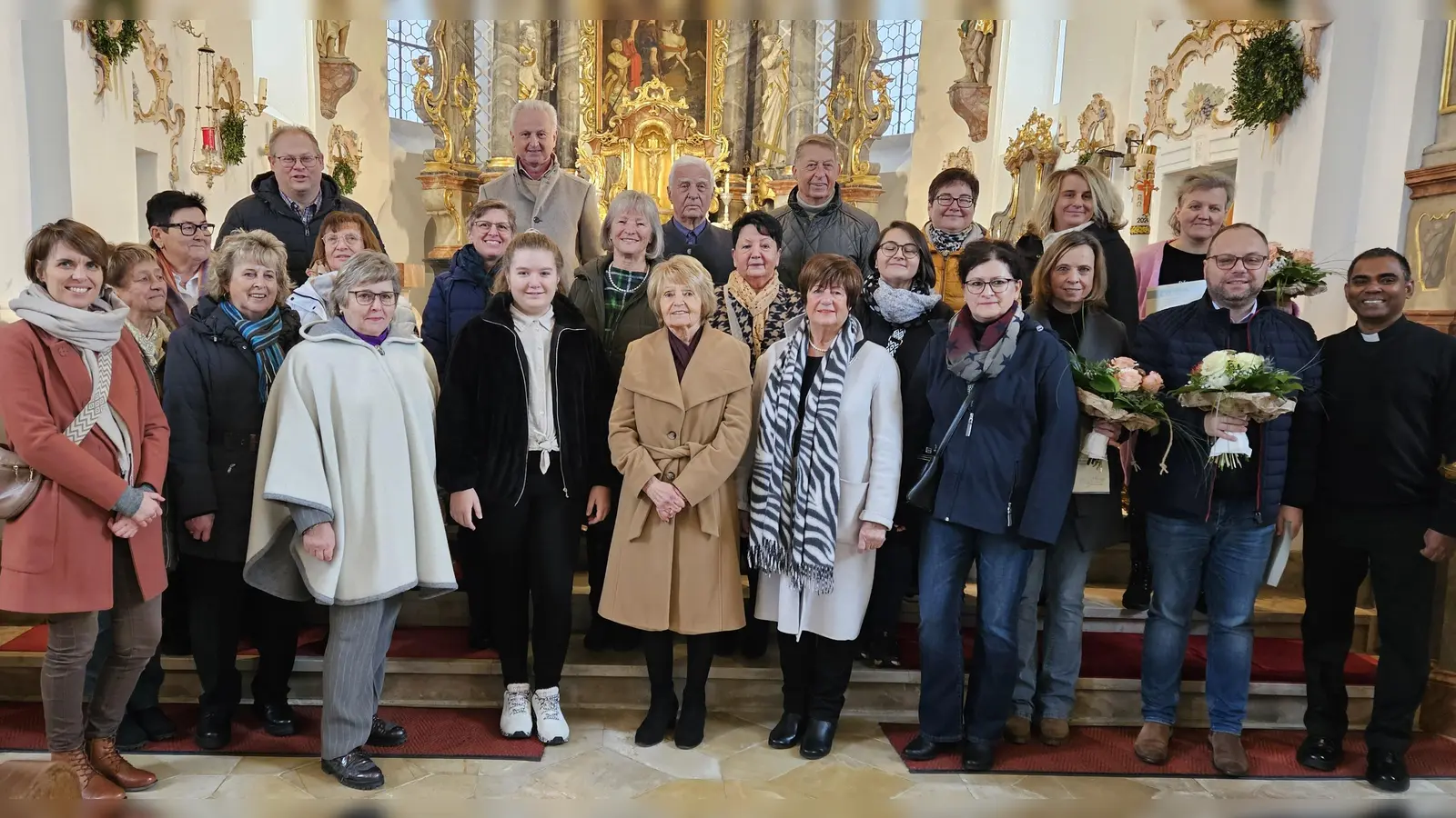 Ehrungen beim Kirchenchor. (Bild: Alexander Hecht)