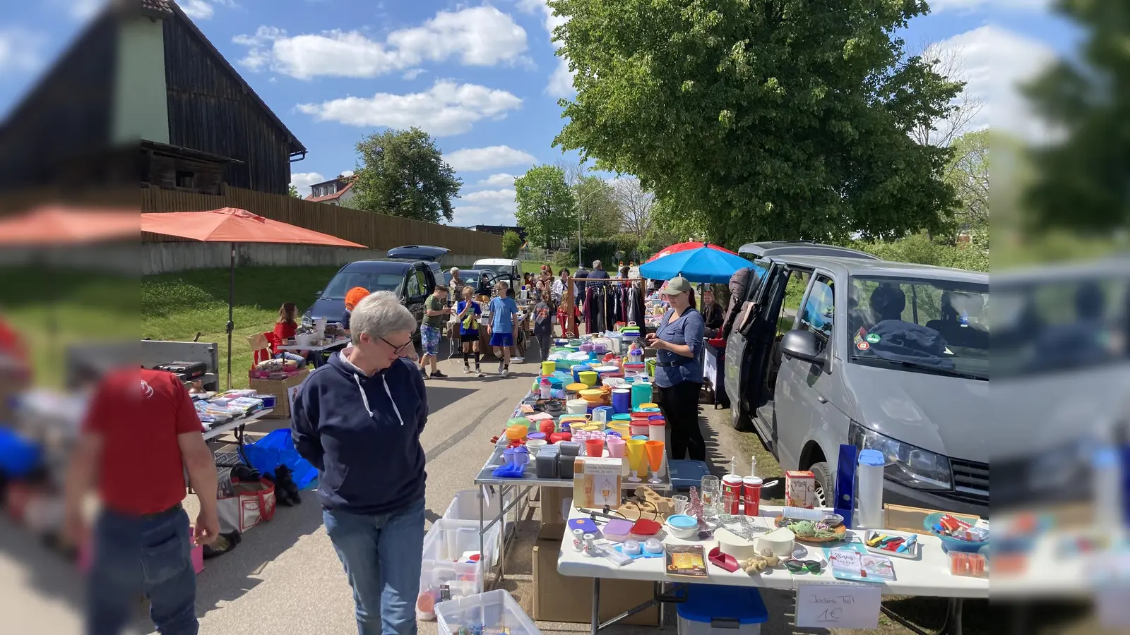 Archivaufnahme Wittschauer Flohmarkt 2024 (Bild: Tobi Stangl)