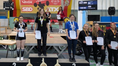 Siegerehrung Manuela Horst (Bild: Michael Schmatloch)