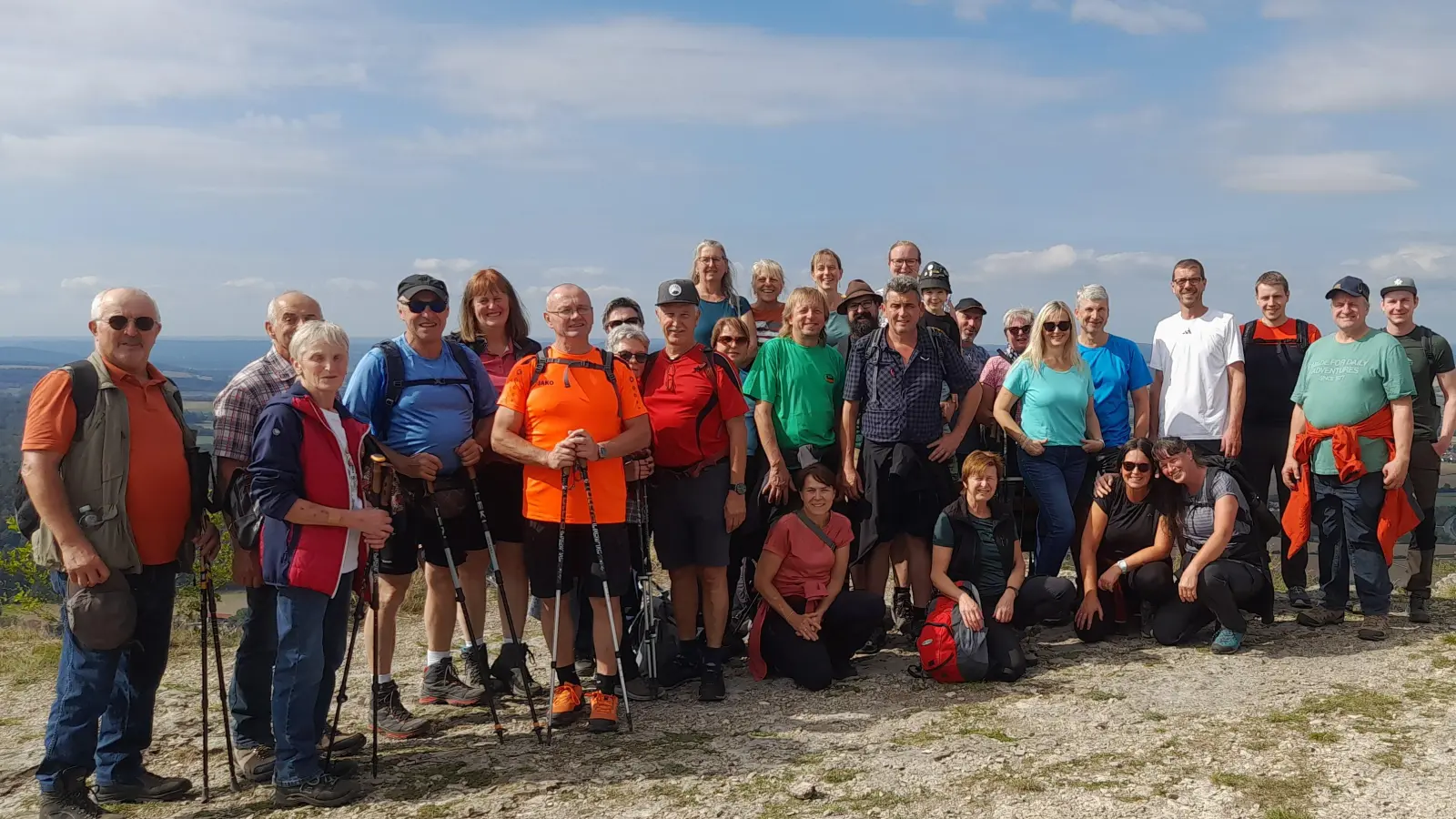 Gruppenfoto auf dem Staffelberg (Bild: Doris Holzwarth)