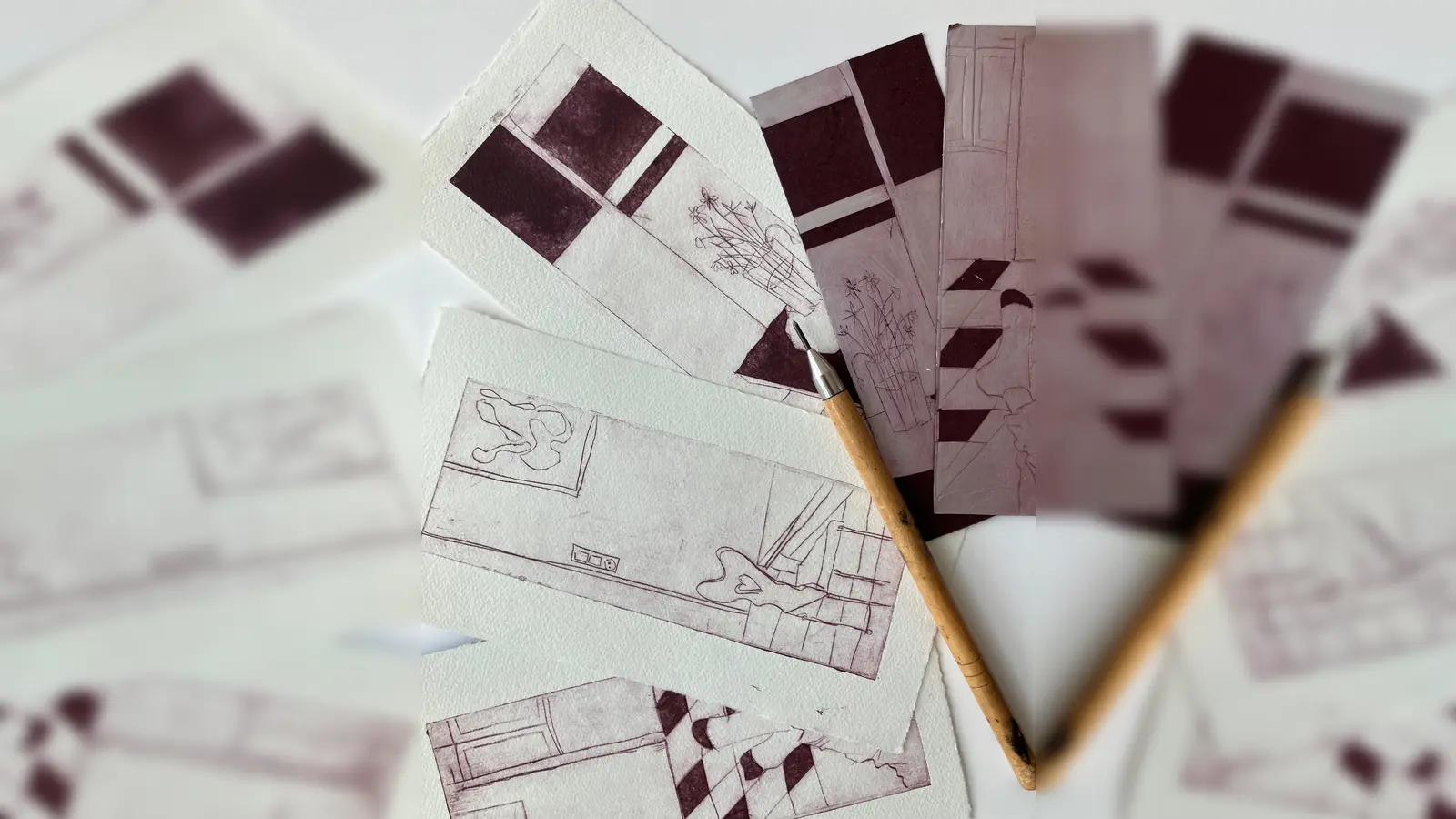 Workshop: Drucken mit Milchkartons (Bild: Regina Ernst)