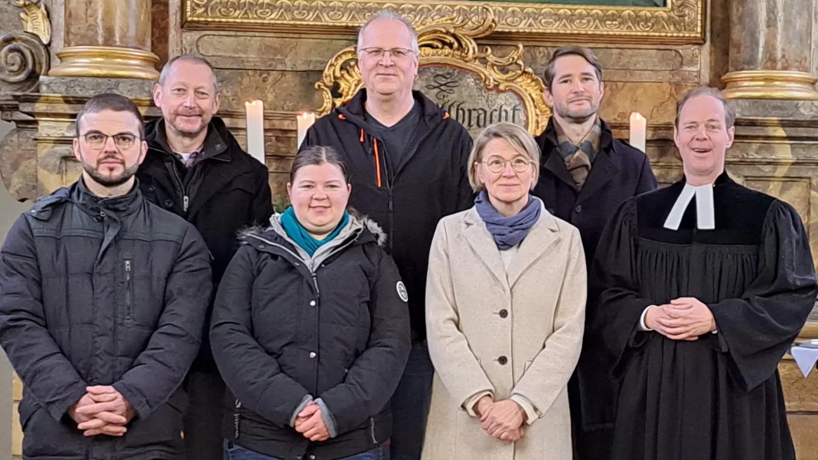 Der verjüngte Kirchenvorstand Thansüß. (Bild: Siegfried Bock)