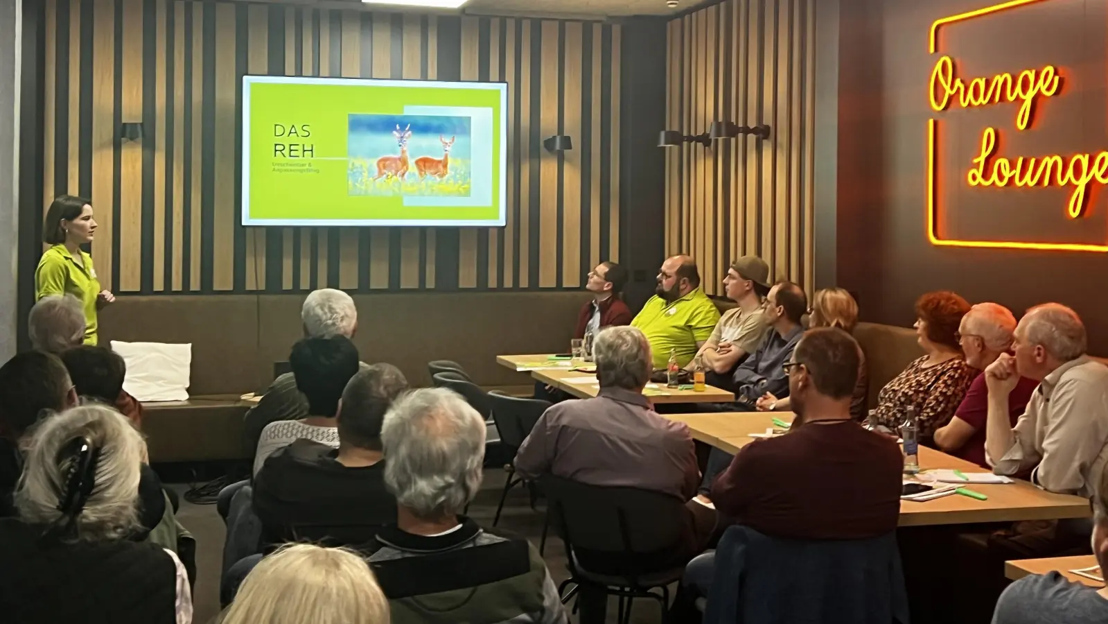 Gemeinsamer Abend der Rehkitzrettung und der OTH (Bild: Claudia Prößl)