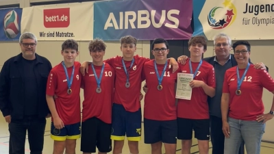 Die deutschen Vizemeister - Volleyball Jungen U 16. (Bild: Melanie Wydra)