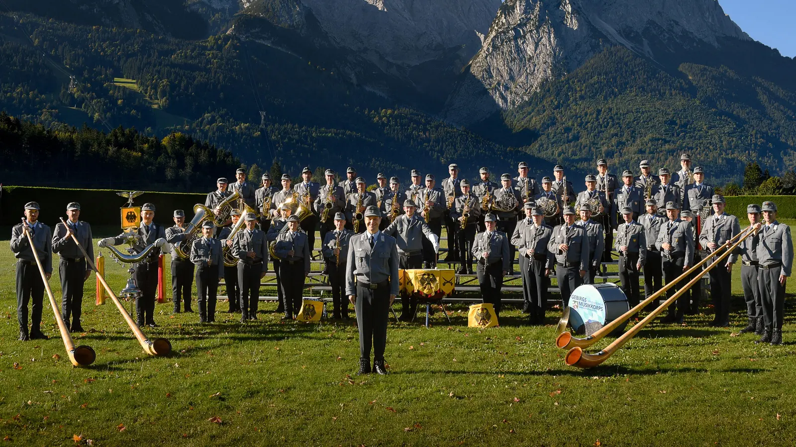 Das Gebirgsmusikkorps der Bundeswehr. (Bild: Karl-Heinz Wedhorn)